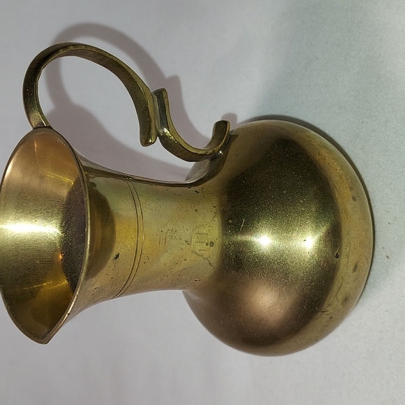 Vintage Brass Pitcher Accents Vintage Brass Decorative Pitcher With